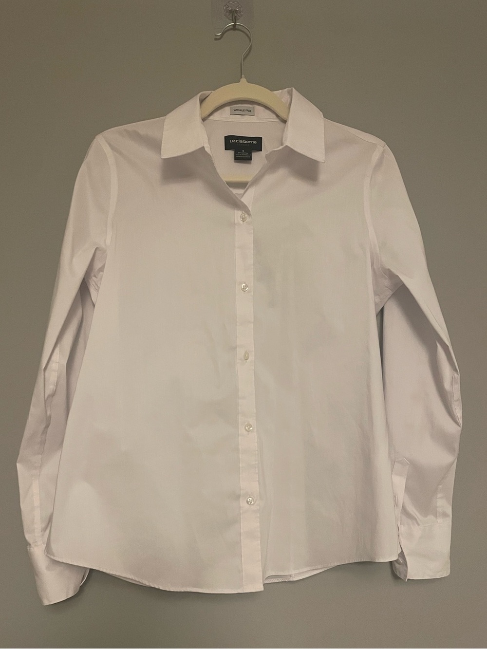 Liz Claiborne Career Wrinkle Free Button Down Shirt - Women’s Small